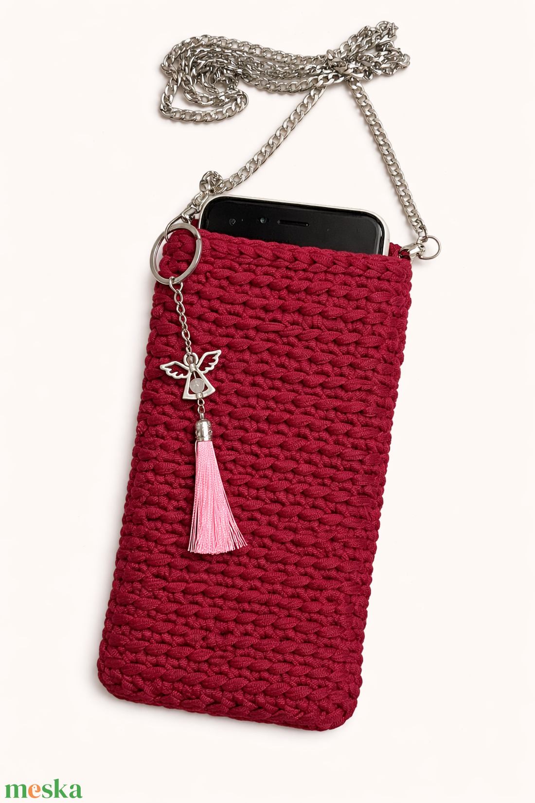 Horgolt telefontok - táska & tok - pénztárca & más tok - telefontok - Meska.hu