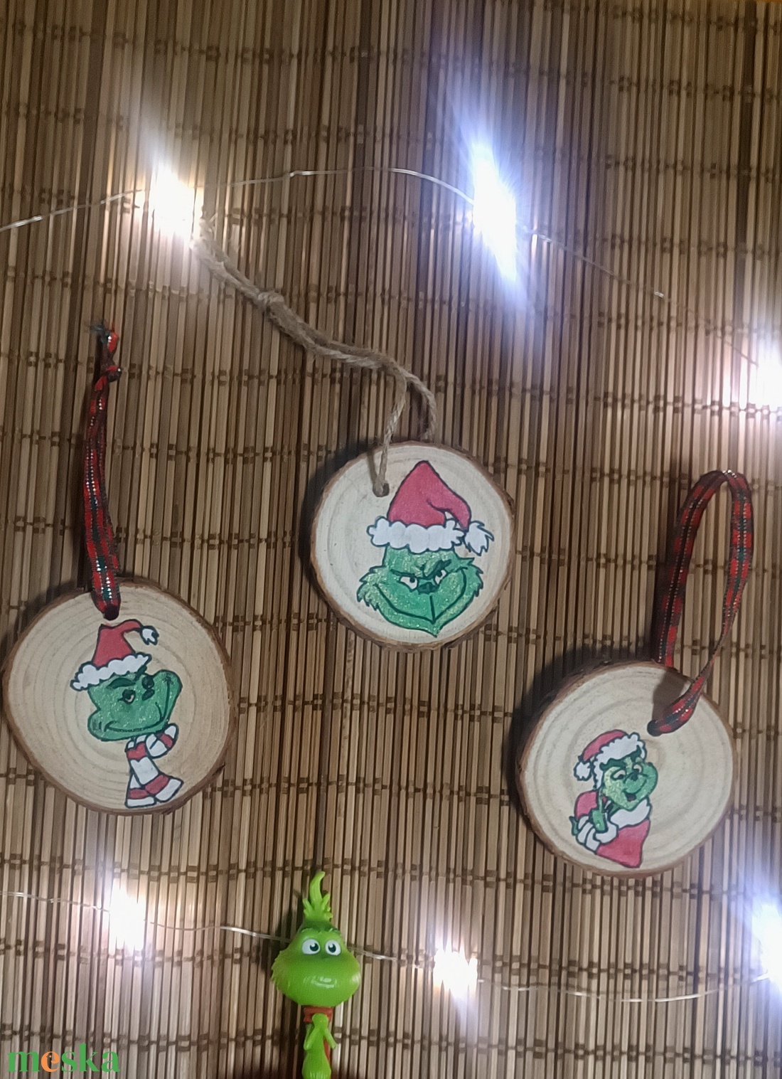 Grinches karácsonyi dísz  - karácsony - karácsonyi lakásdekoráció - karácsonyfadíszek - Meska.hu