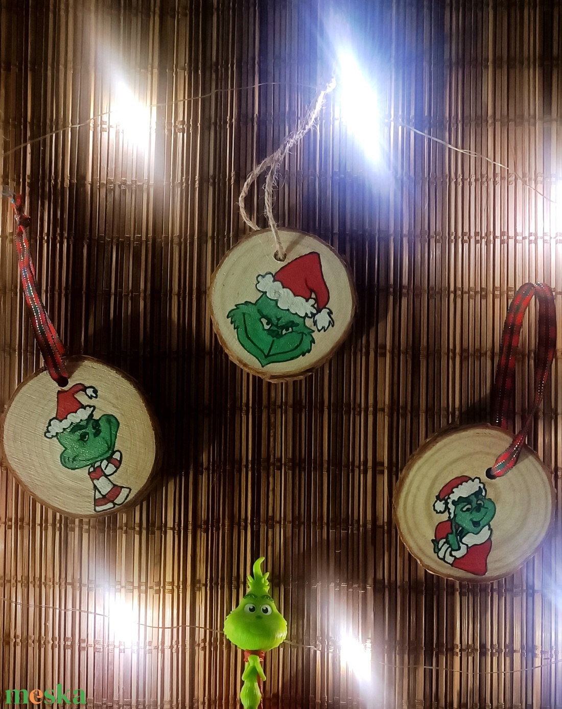 Grinches karácsonyi dísz  - karácsony - karácsonyi lakásdekoráció - karácsonyfadíszek - Meska.hu