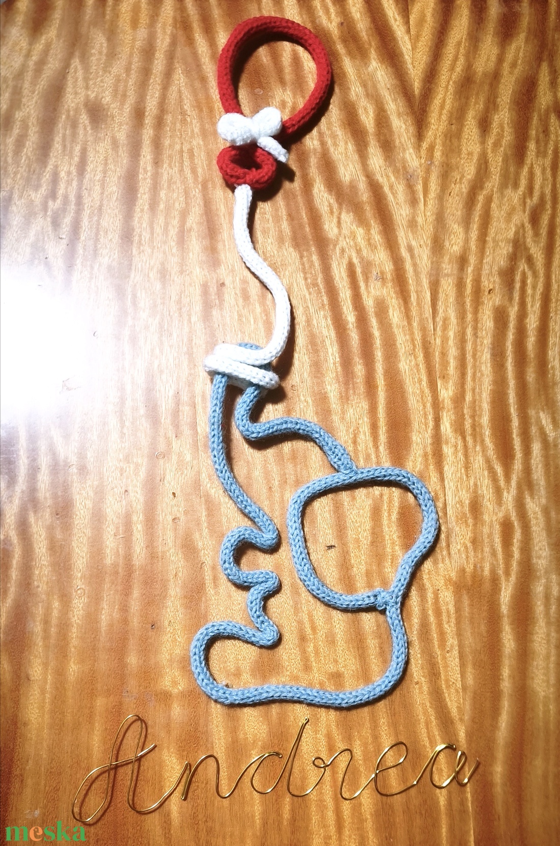 Álom elefánt � kézműves falidísz babaszobába - baba - mama - babaszoba dekoráció - Meska.hu