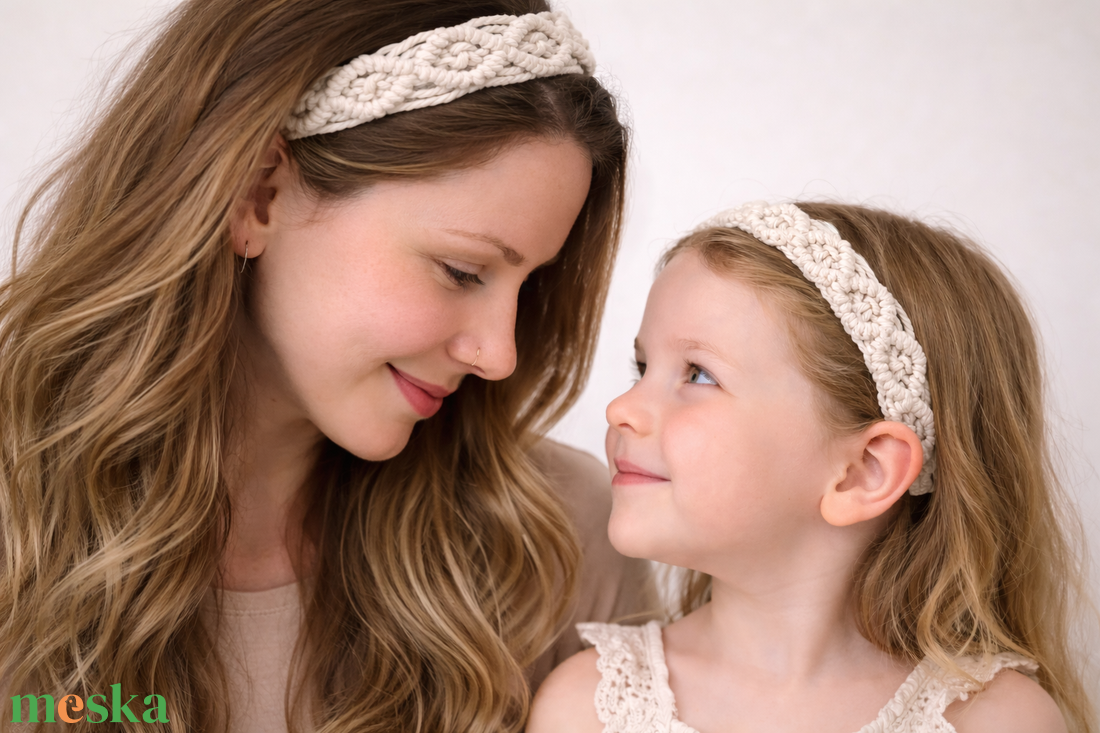 Anya-lánya hajpánt szett  - ruha & divat - páros szett - anya-lánya szett - Meska.hu