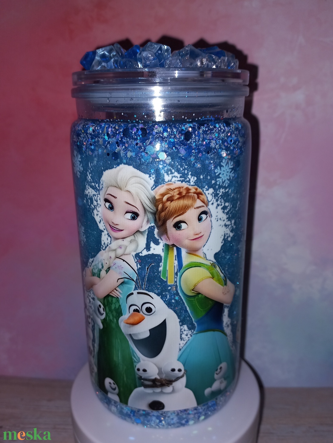 Jegvarázs hógömb pohár  - otthon & életmód - konyhafelszerelés, tálalás - tálalás - pohár - Meska.hu