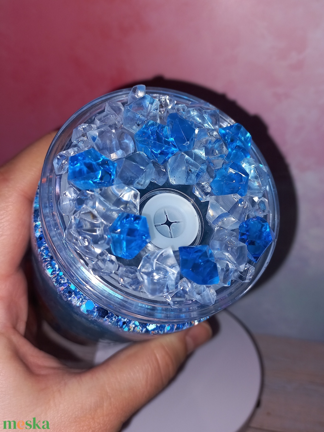 Jegvarázs hógömb pohár  - otthon & életmód - konyhafelszerelés, tálalás - tálalás - pohár - Meska.hu