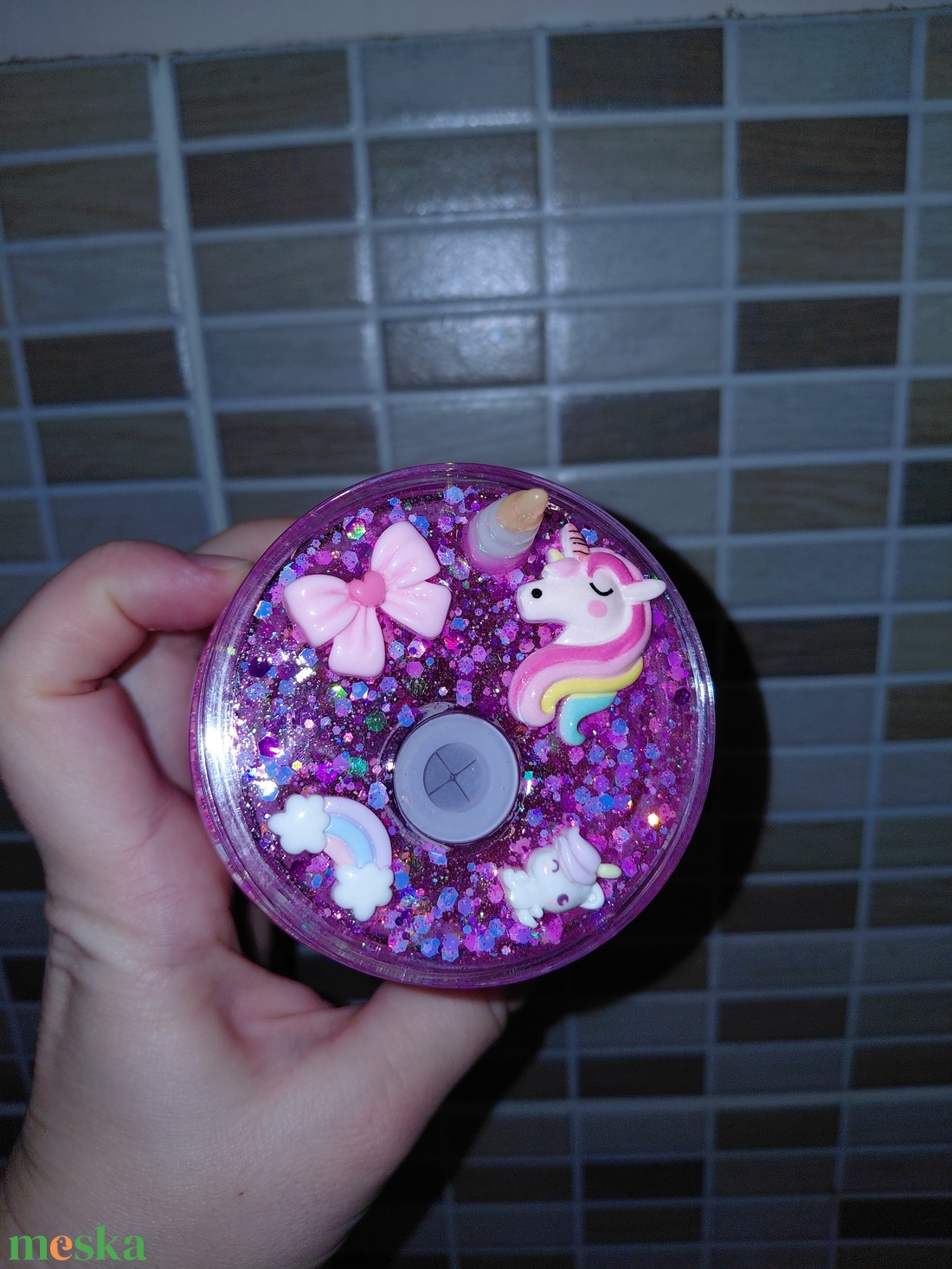 Unikornis műanyag pohár  - otthon & életmód - konyhafelszerelés, tálalás - tálalás - pohár - Meska.hu