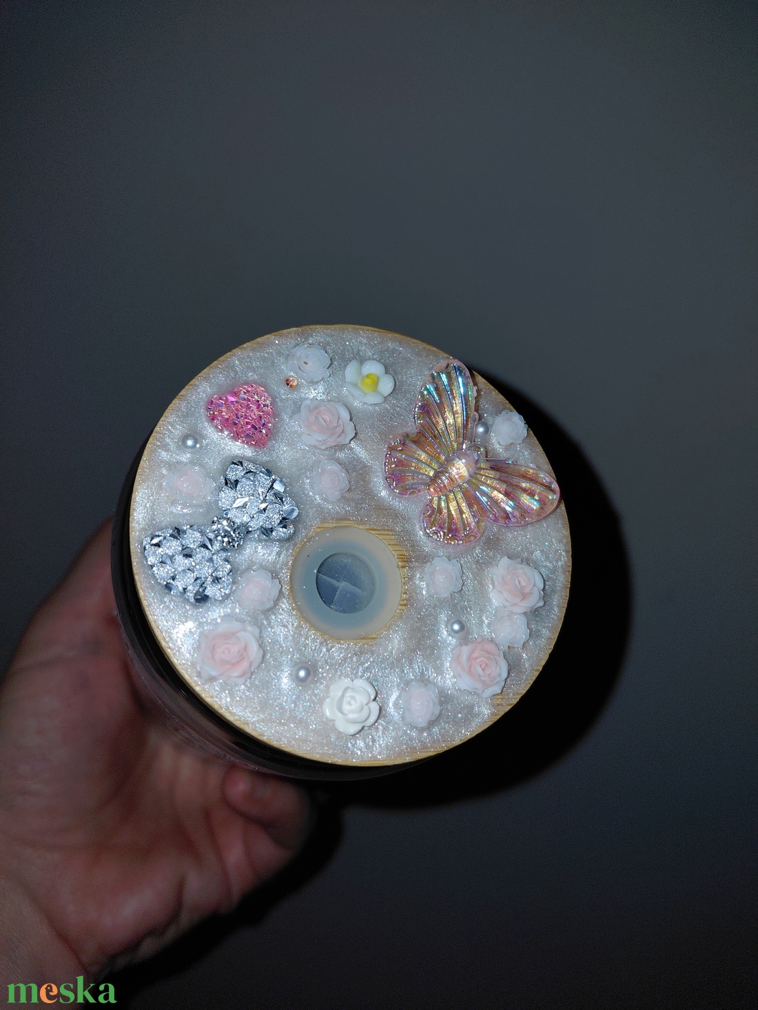 Üveg pohár tetővel szívószállal  - otthon & életmód - konyhafelszerelés, tálalás - tálalás - pohár - Meska.hu