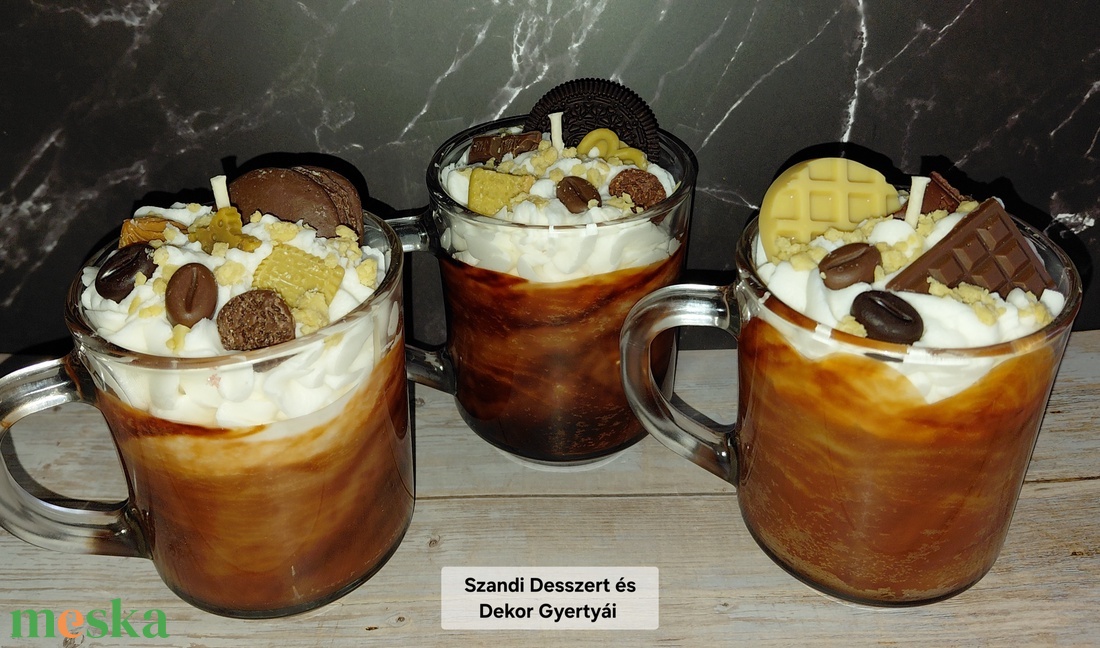 Kávés gyertya  - otthon & életmód - gyertya, illat, aroma - gyertya - Meska.hu