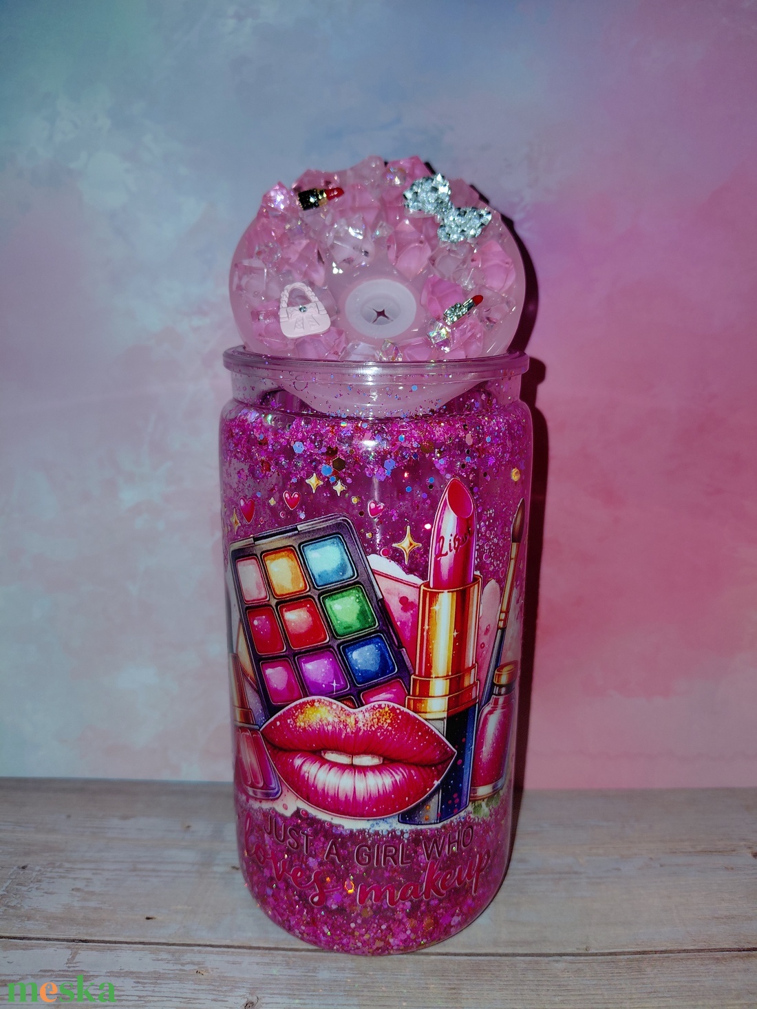 Sminkes pohár  - otthon & életmód - konyhafelszerelés, tálalás - tálalás - pohár - Meska.hu