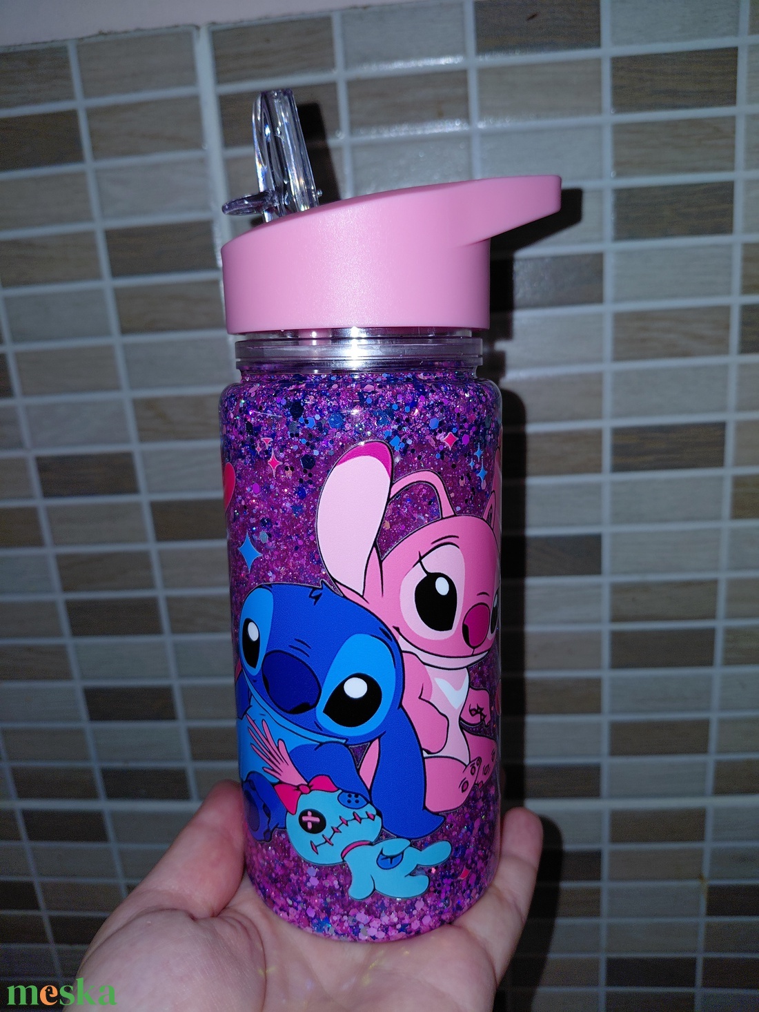 Stitch gyerek kulacs - otthon & életmód - konyhafelszerelés, tálalás - italos kellékek - kulacsok - Meska.hu