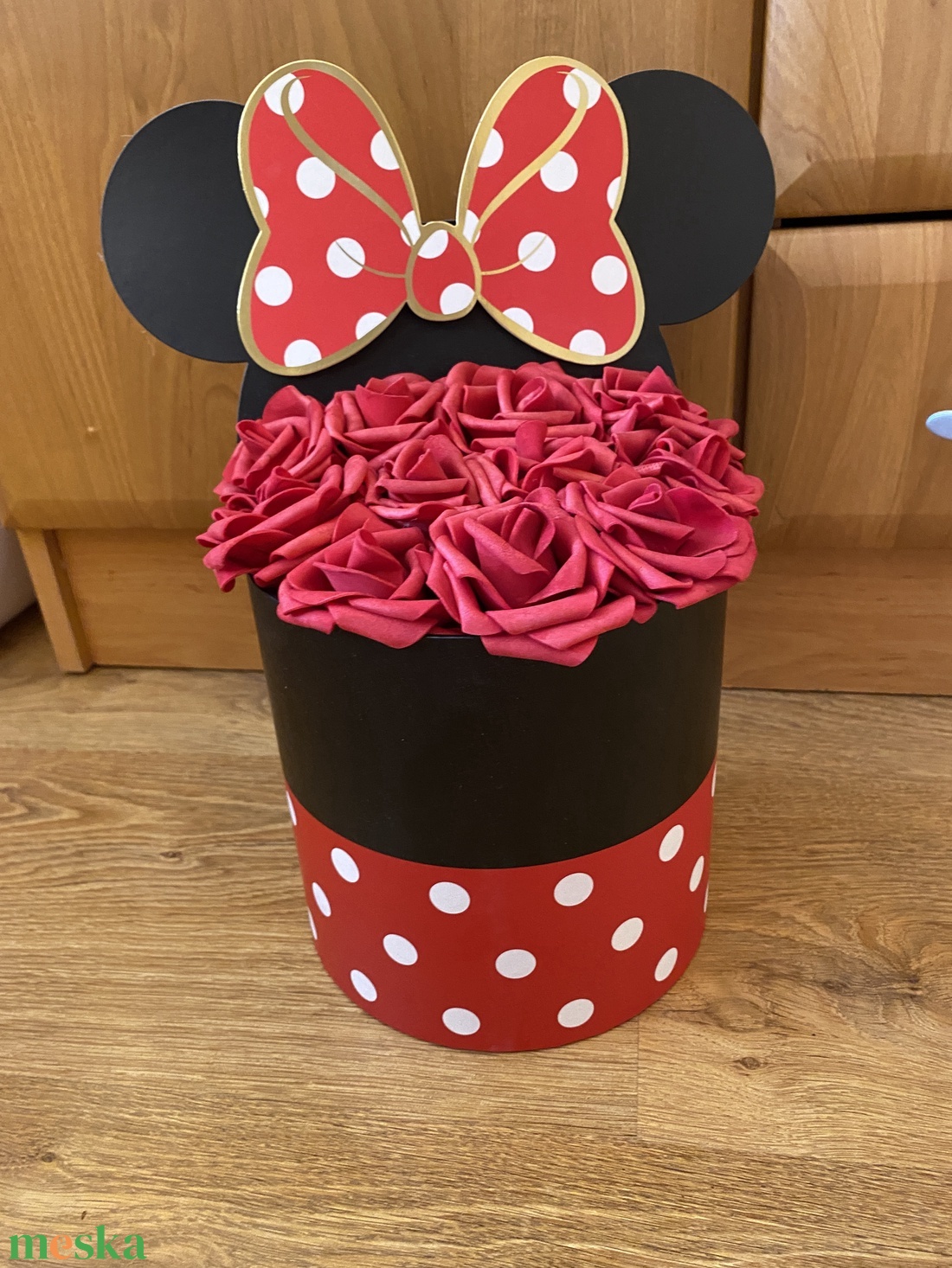Minnie Mouse box - otthon & életmód - dekoráció - virágdísz és tartó - virágbox, virágdoboz - Meska.hu Minnie Mouse box - otthon & életmód - dekoráció - virágdísz és tartó - virágbox, virágdoboz - Meska.hu