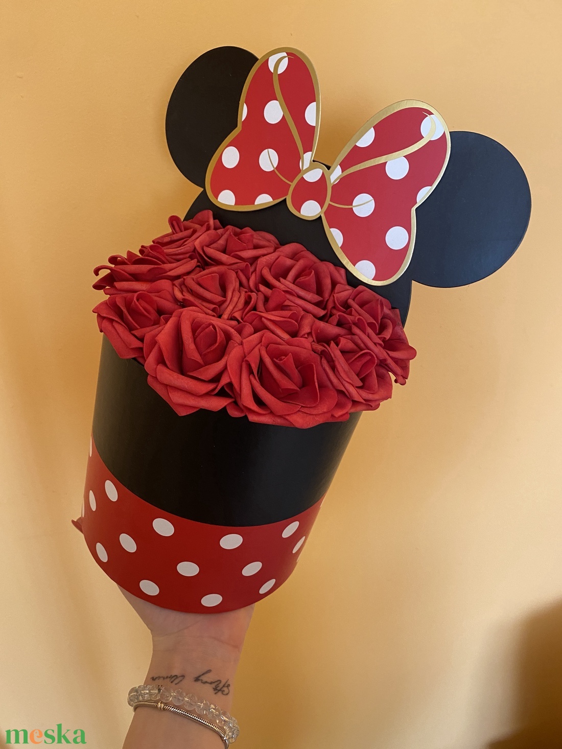 Minnie Mouse box - otthon & életmód - dekoráció - virágdísz és tartó - virágbox, virágdoboz - Meska.hu Minnie Mouse box - otthon & életmód - dekoráció - virágdísz és tartó - virágbox, virágdoboz - Meska.hu