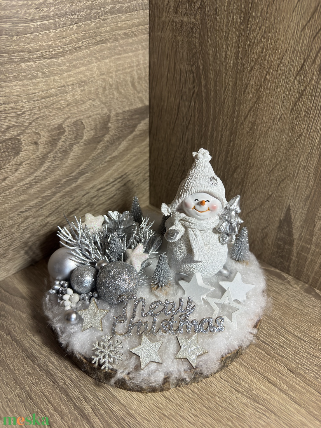 Karácsonyi dekoráció - karácsony - adventi díszek - adventi asztaldísz - Meska.hu