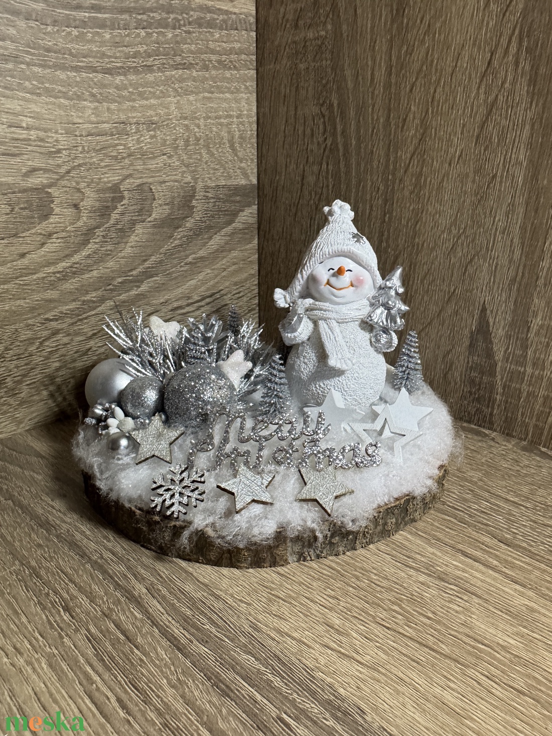 Karácsonyi dekoráció - karácsony - adventi díszek - adventi asztaldísz - Meska.hu