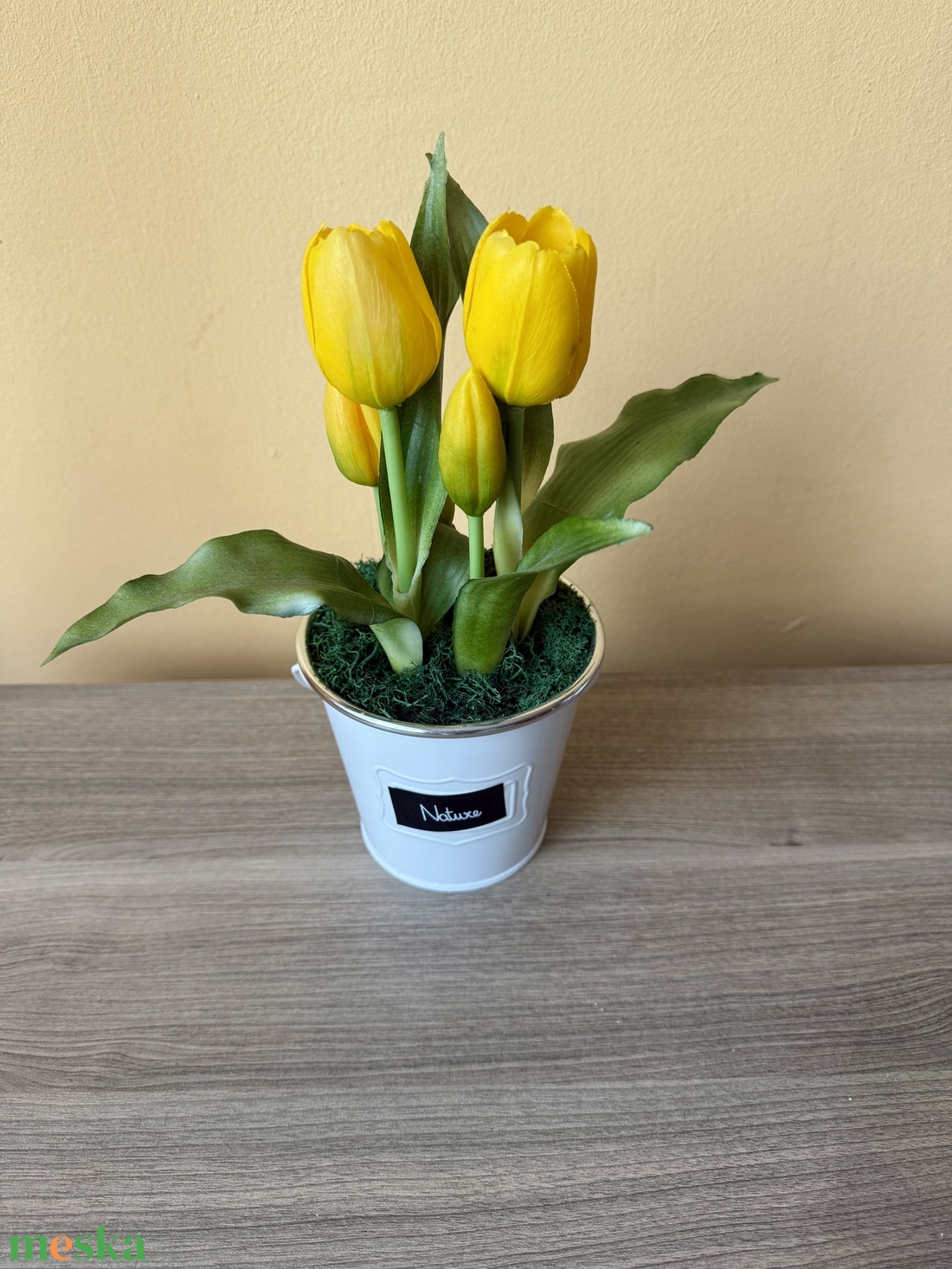 Élethű tulipán dekoráció - otthon & életmód - dekoráció - asztal és polc dekoráció - asztaldísz - Meska.hu