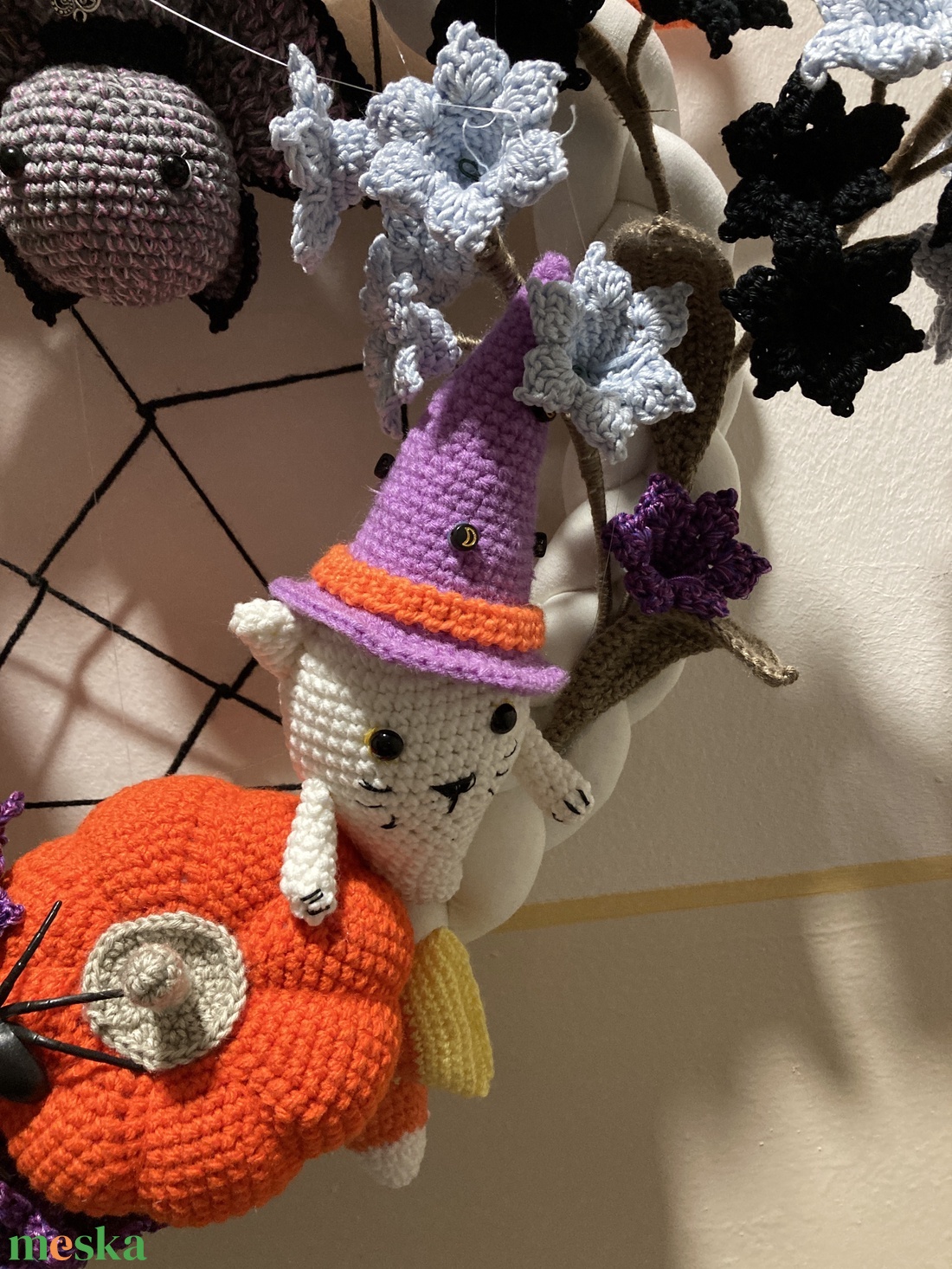 Halloween kopogtató - otthon & életmód - dekoráció - halloween - halloweeni ajtódíszek és ablakdíszek - Meska.hu