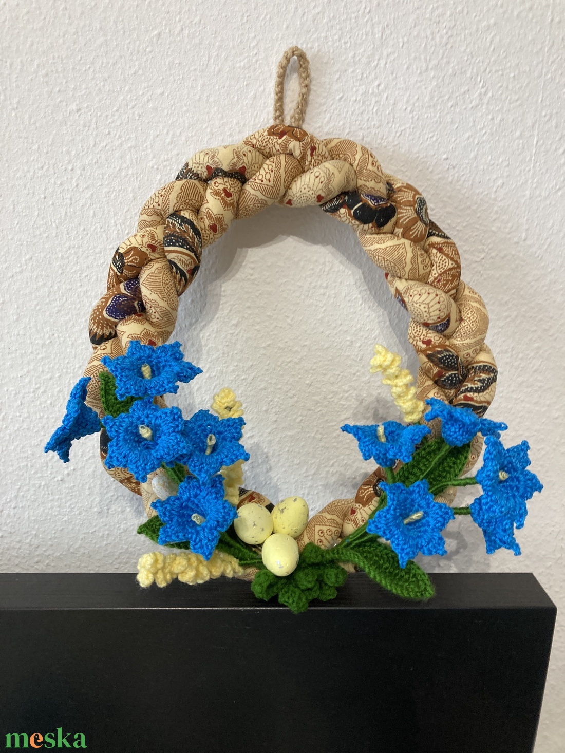 Kopogtató - ünnepi díszek, dekorációk - húsvéti díszek és dekorációk - húsvéti ajtódísz, kopogtató - Meska.hu