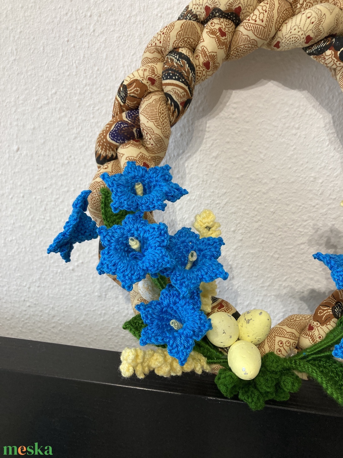 Kopogtató - ünnepi díszek, dekorációk - húsvéti díszek és dekorációk - húsvéti ajtódísz, kopogtató - Meska.hu