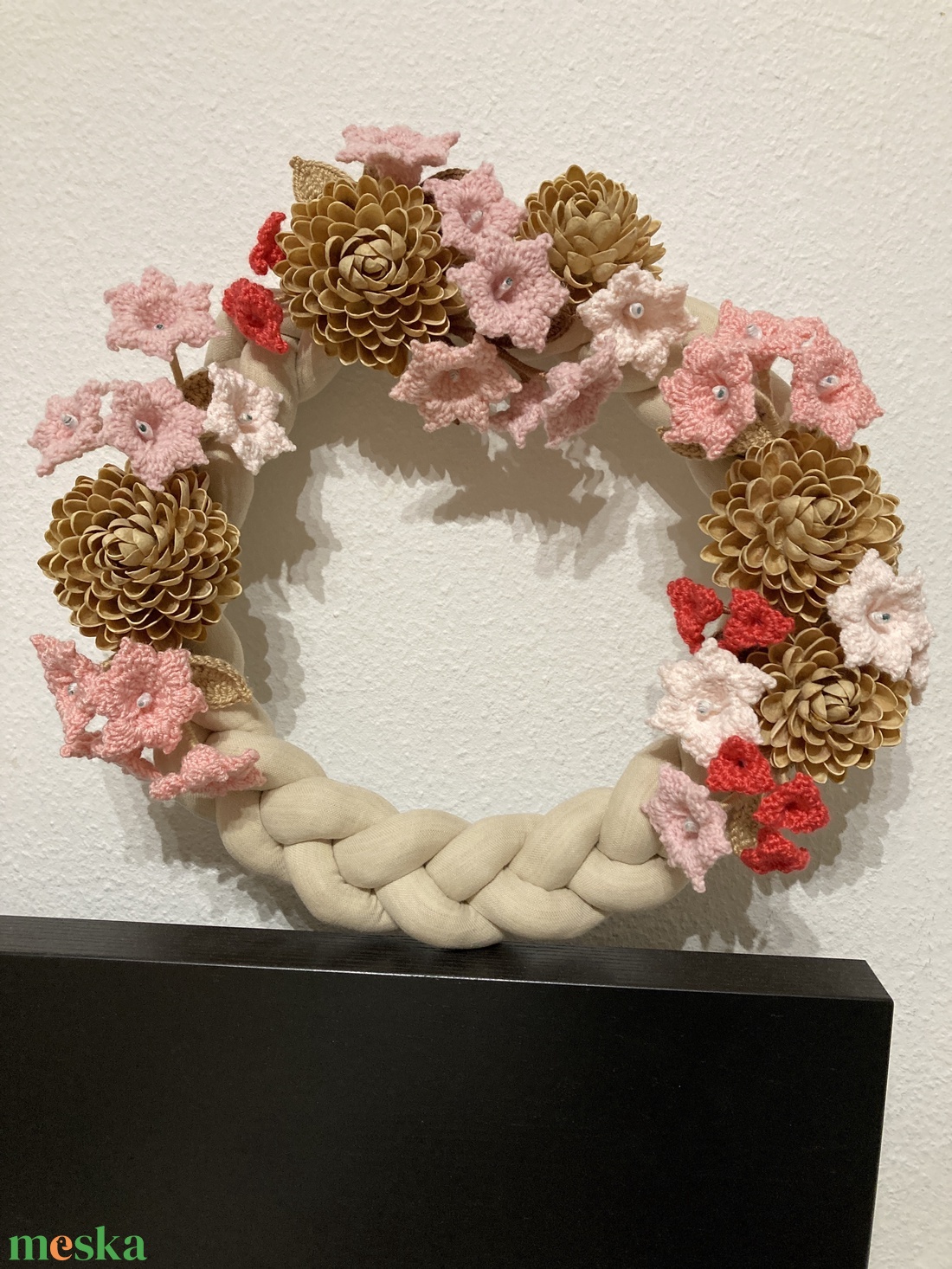 Tavaszi-nyári kopogtató - otthon & életmód - dekoráció - ajtó- és ablak dekoráció - ablakdísz - Meska.hu