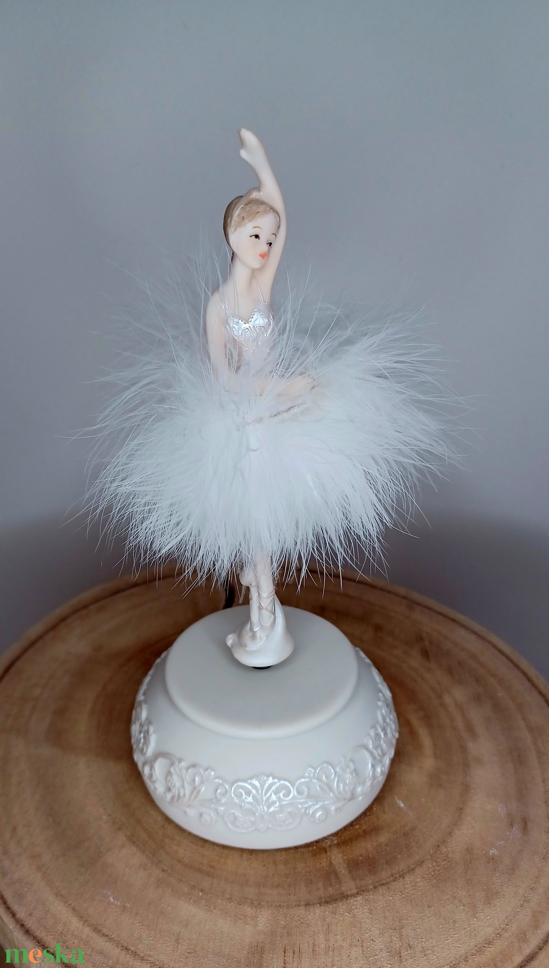 Zenélő balerina figura - kellékek & szerszámok - dekorációs kellékek - figurák - Meska.hu