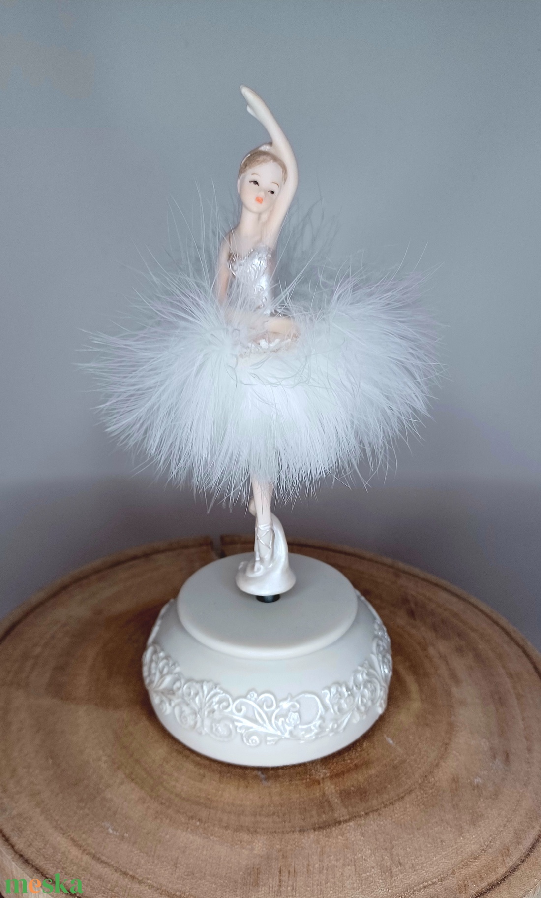 Zenélő balerina figura - kellékek & szerszámok - dekorációs kellékek - figurák - Meska.hu