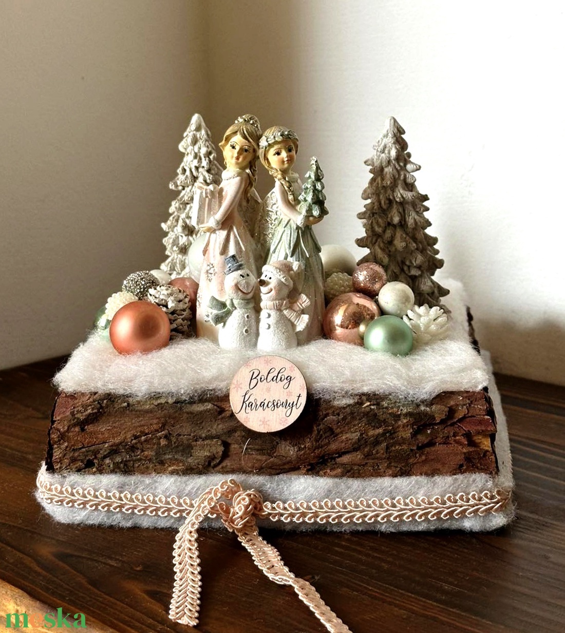 Tündérkék karácsonya - karácsony - adventi díszek - adventi asztaldísz - Meska.hu Tündérkék karácsonya - karácsony - adventi díszek - adventi asztaldísz - Meska.hu