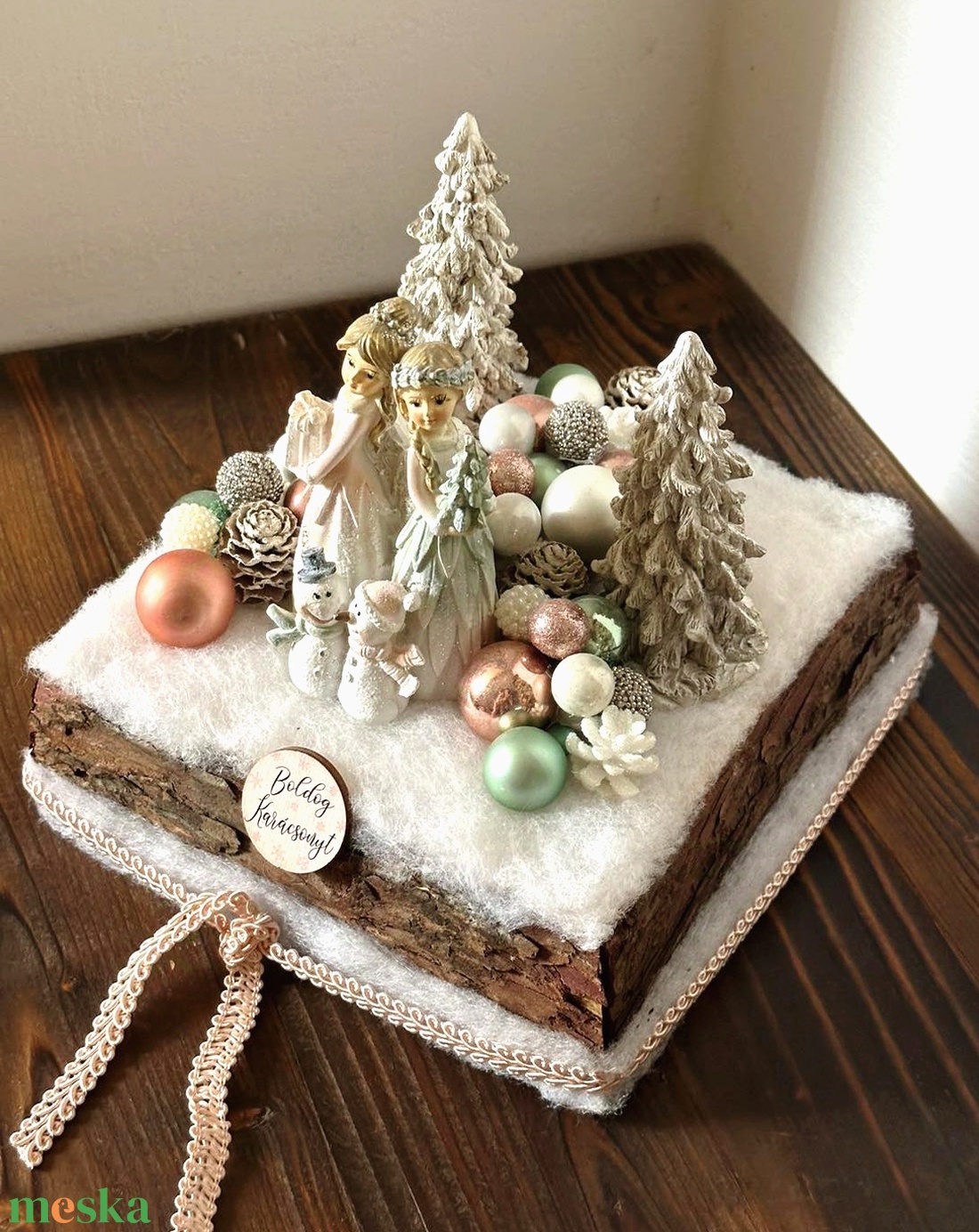 Tündérkék karácsonya - karácsony - adventi díszek - adventi asztaldísz - Meska.hu Tündérkék karácsonya - karácsony - adventi díszek - adventi asztaldísz - Meska.hu