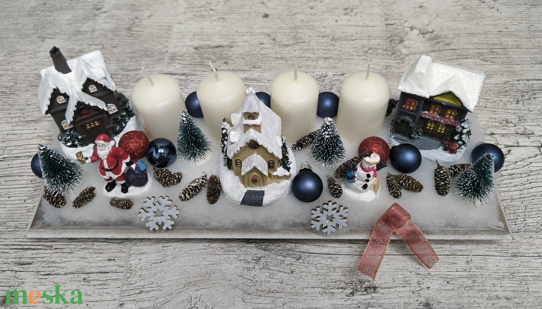 Téli falu adventi asztaldísz - karácsony - adventi díszek - adventi asztaldísz - Meska.hu Téli falu adventi asztaldísz - karácsony - adventi díszek - adventi asztaldísz - Meska.hu