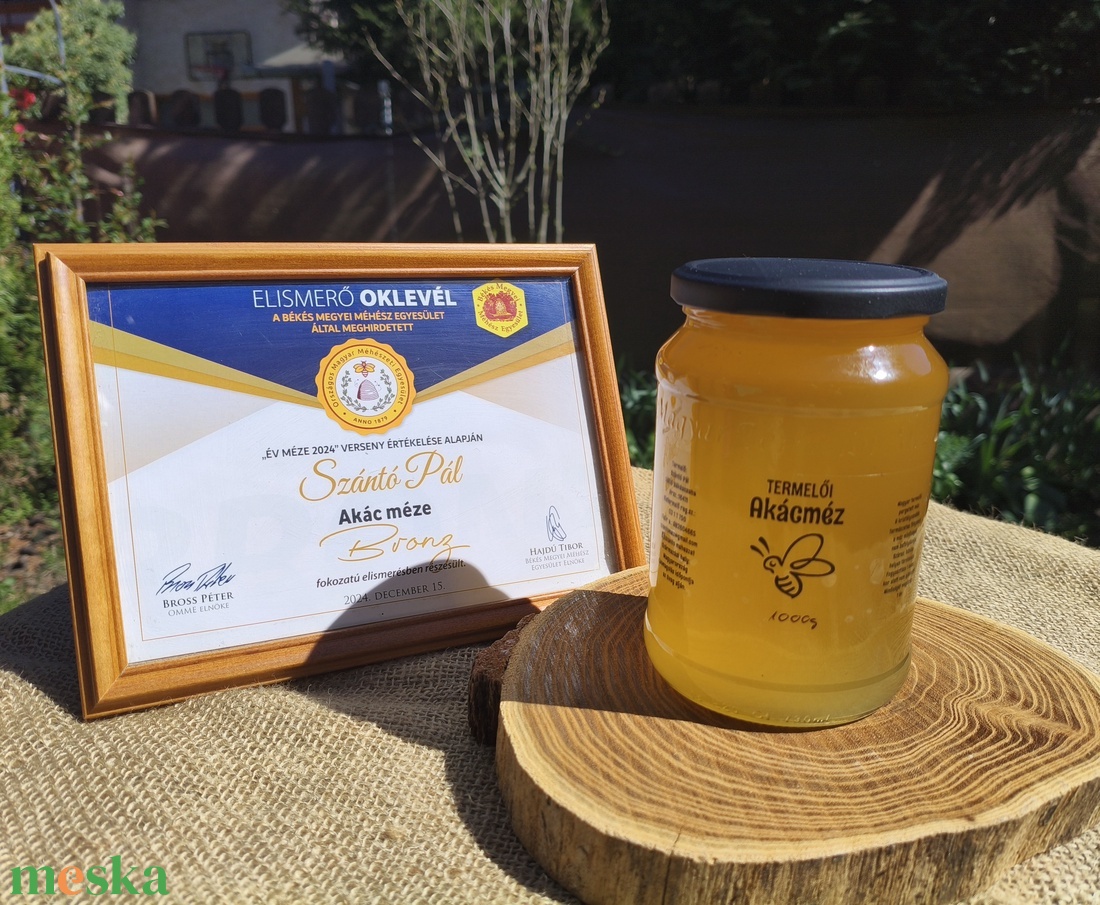 Akácméz - élelmiszer - méz & propolisz - Meska.hu