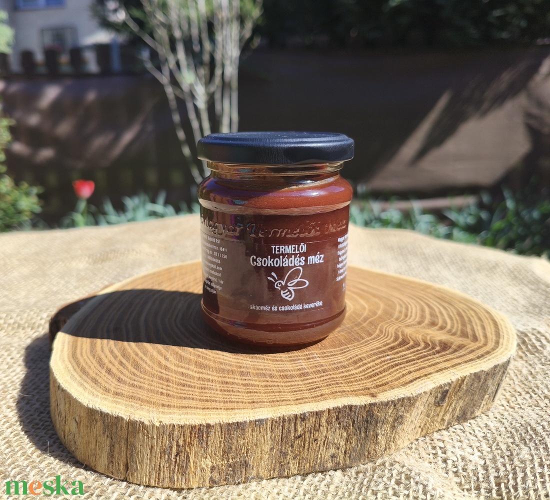 Csokoládés akácméz 250g - élelmiszer - méz & propolisz - Meska.hu