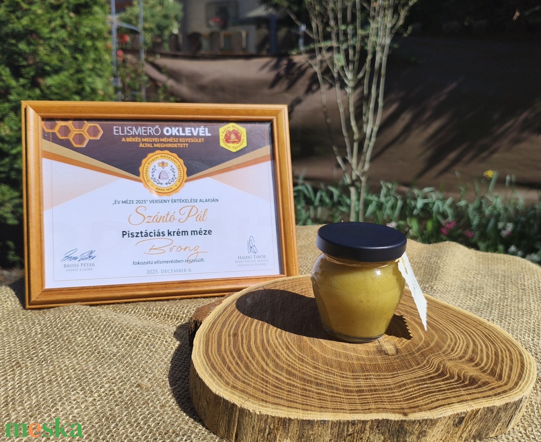 Pisztáciás krémméz - élelmiszer - méz & propolisz - Meska.hu