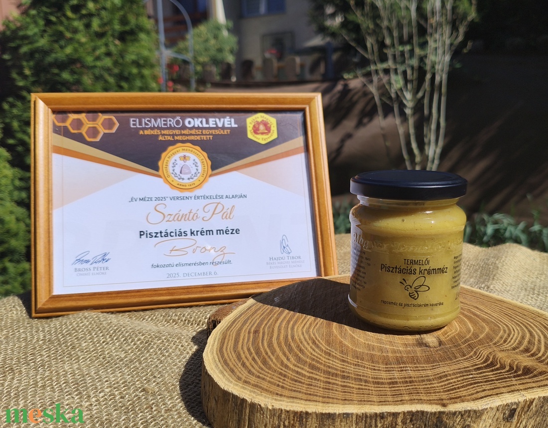 Pisztáciás krémméz - élelmiszer - méz & propolisz - Meska.hu