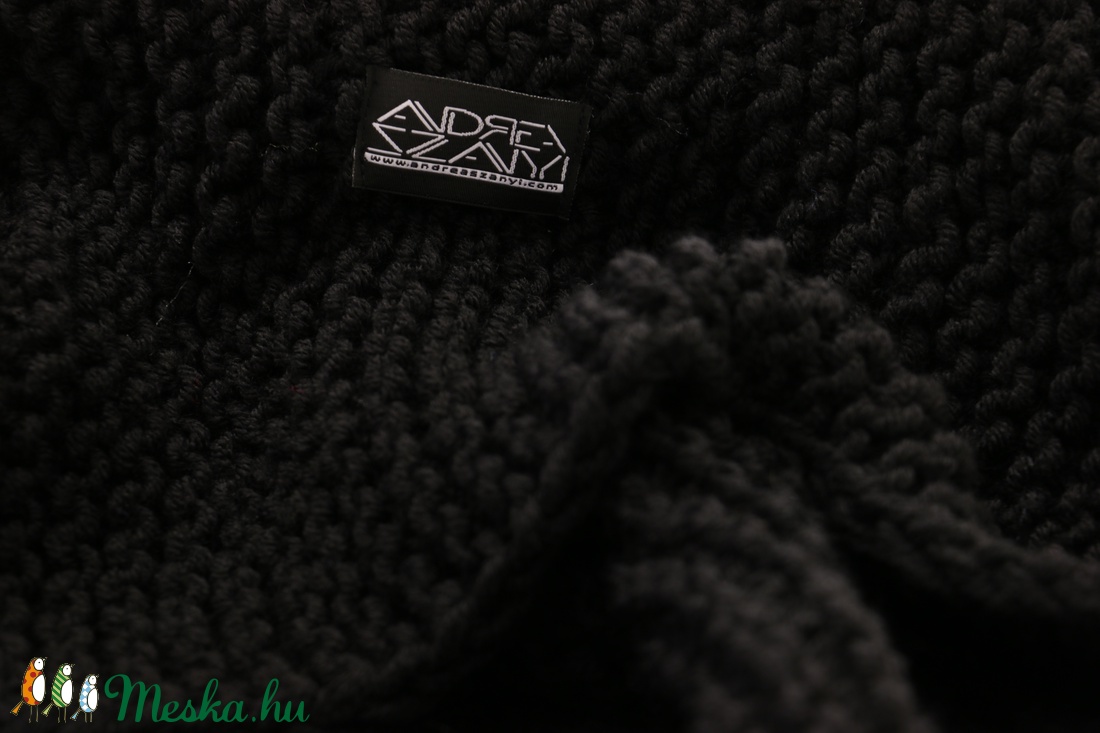 Granny Style fekete sál - - Meska.hu Granny Style fekete sál - - Meska.hu