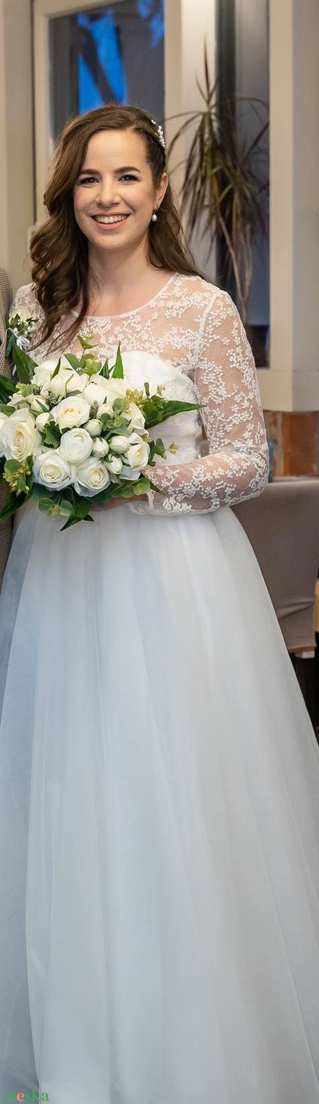 jégvirág menyasszonyi ruha - esküvő - ruha - menyasszonyi ruha - Meska.hu