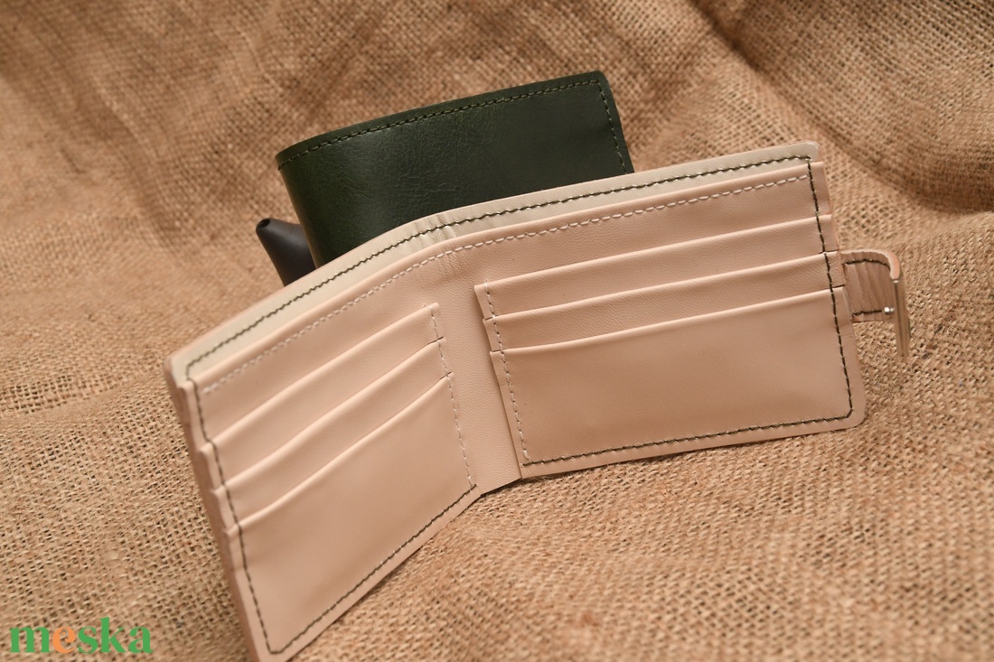 Bőr kártyatartó - táska & tok - pénztárca & más tok - kártyatartó & irattartó - Meska.hu