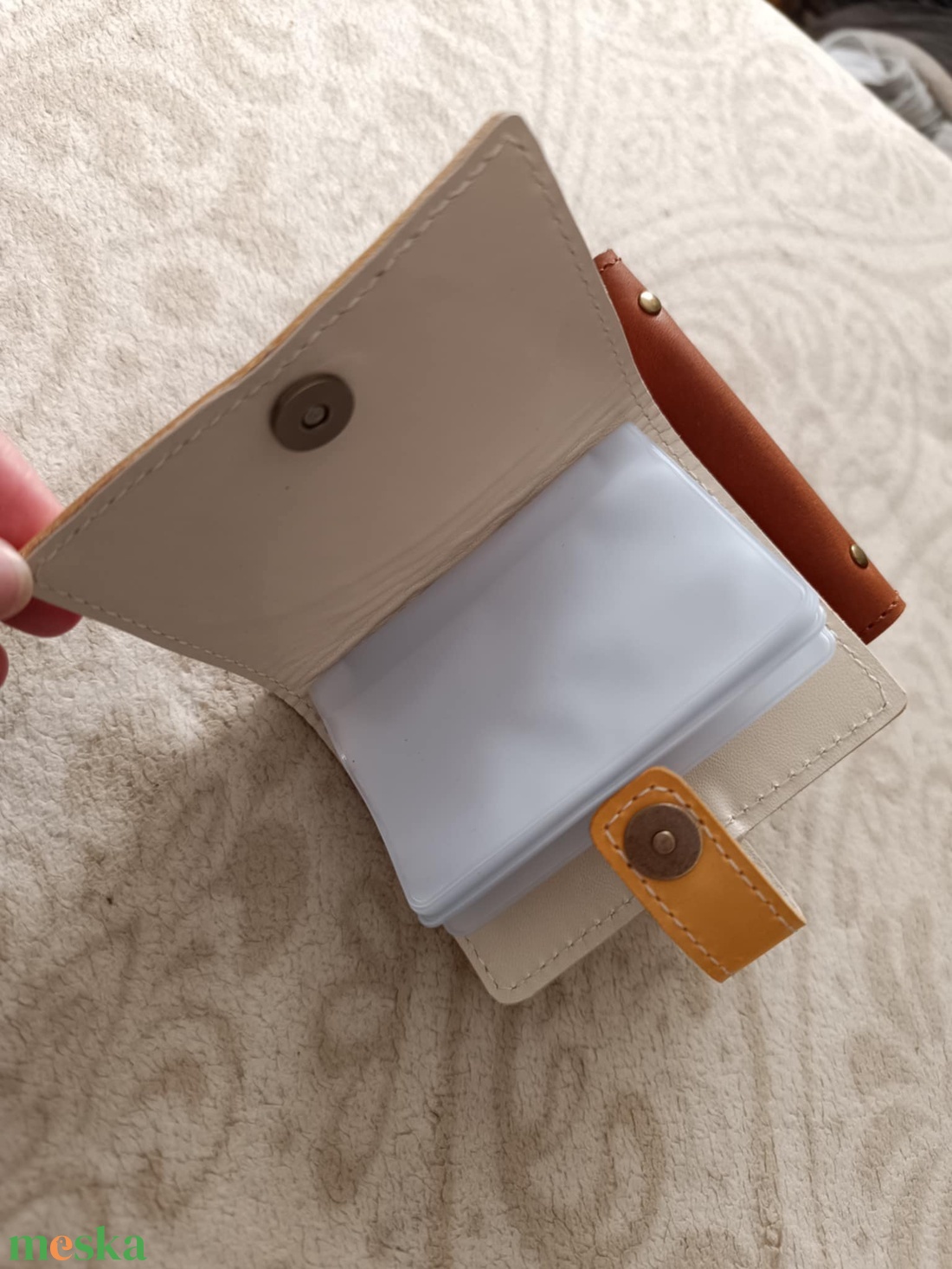 Tulipános kártyatartó - táska & tok - pénztárca & más tok - kártyatartó & irattartó - Meska.hu