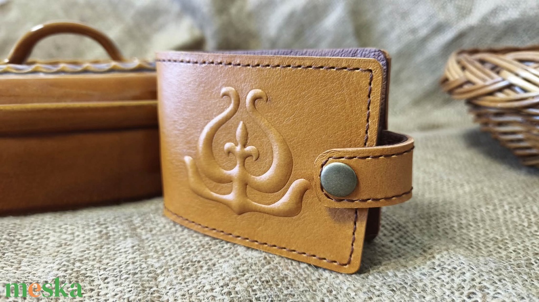 Domborított díszítésű kártyatartó - táska & tok - pénztárca & más tok - kártyatartó & irattartó - Meska.hu