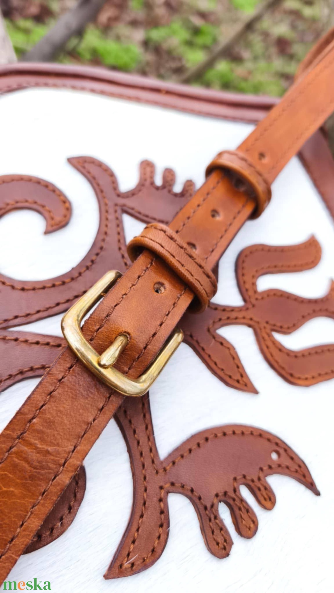 Szőrbetétes női táska - táska & tok - kézitáska & válltáska - válltáska - Meska.hu