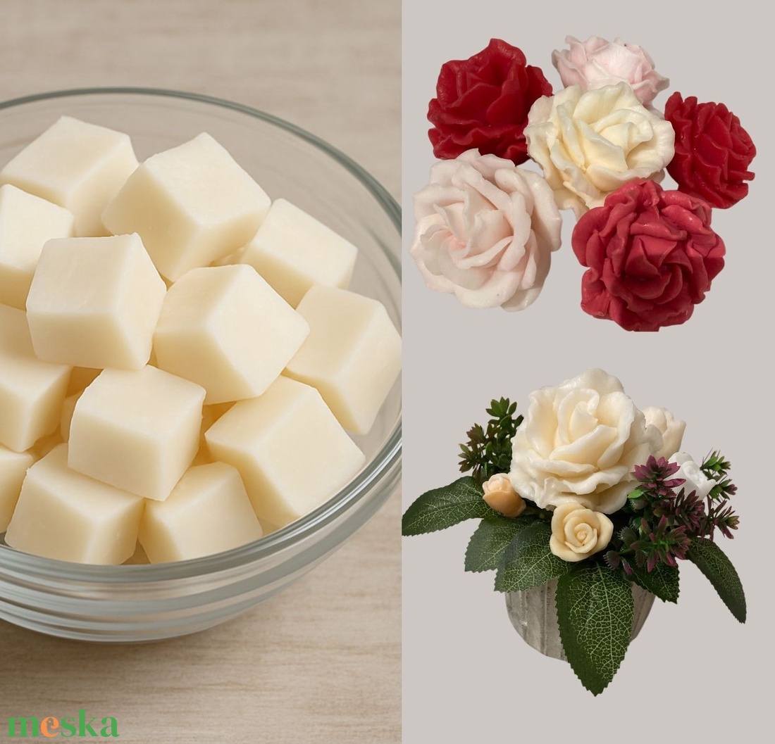 Melt and Pour szappanalap fehér 1000 g - kellékek & szerszámok - kozmetikai alapanyag - Meska.hu