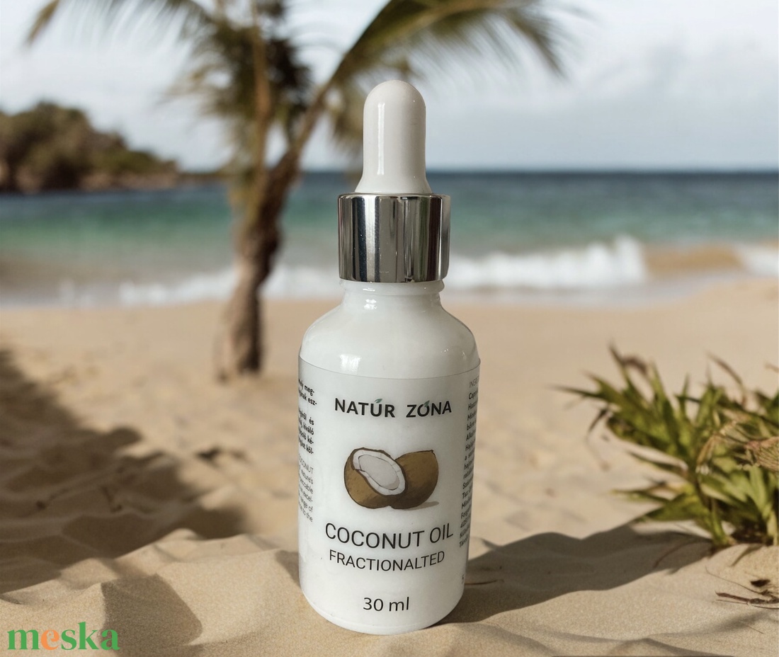 Kókuszolaj frakcionalt 30 ml - szépségápolás - arcápolás - arckrém - Meska.hu