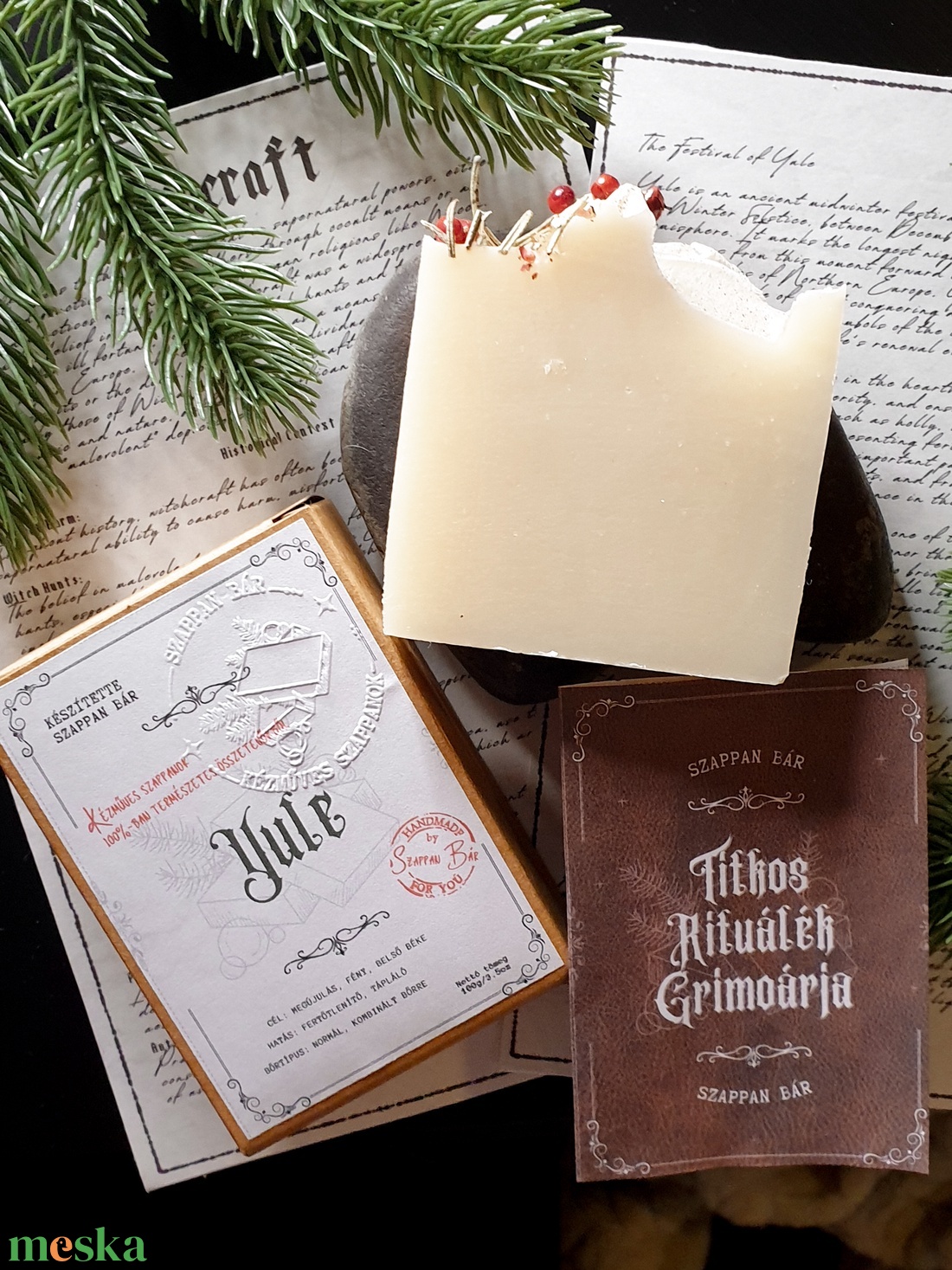 YULE szappan - szépségápolás - szappan & fürdés - kézműves szappan - Meska.hu