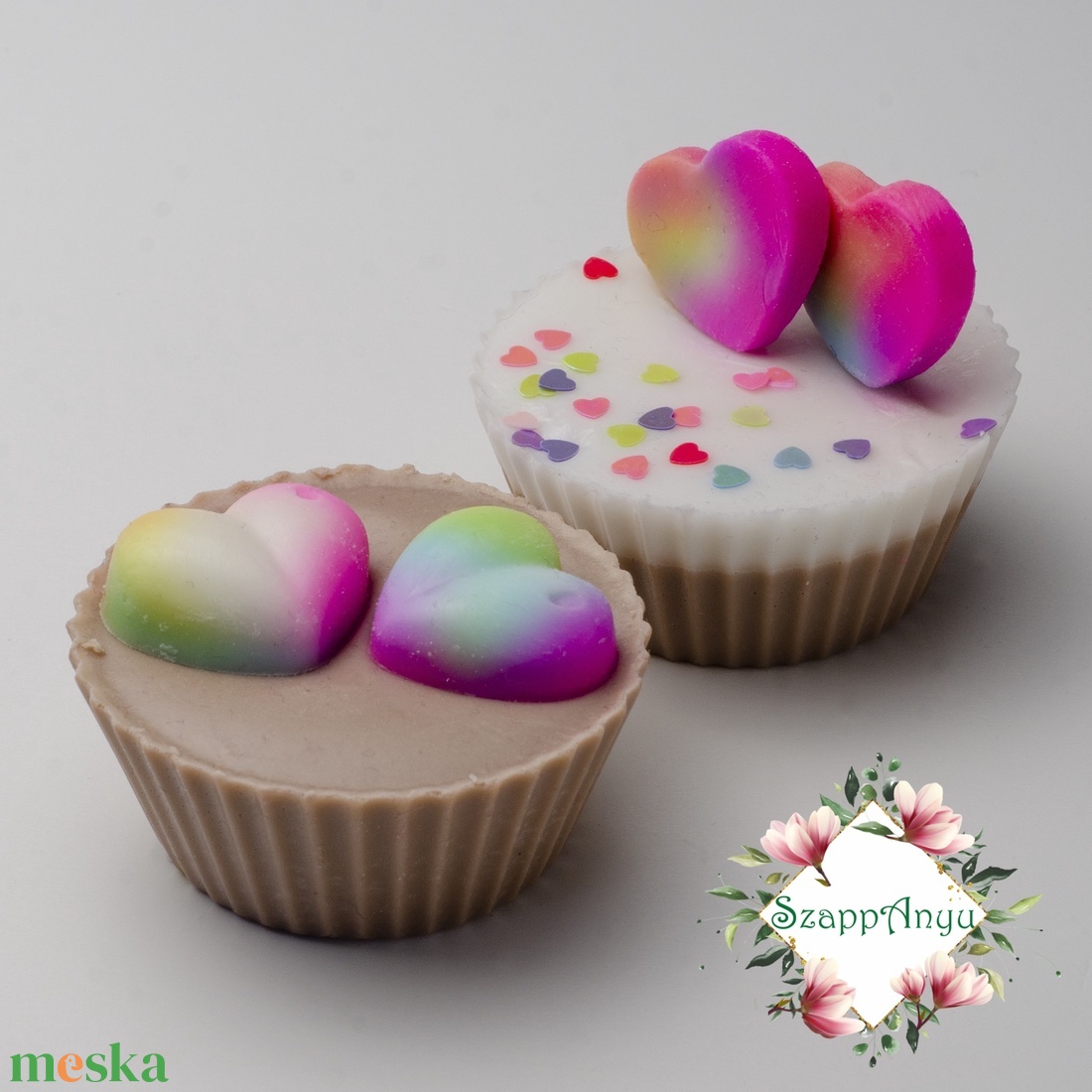 Szív és muffin - szépségápolás - szappan & fürdés - kézműves szappan - Meska.hu Szív és muffin - szépségápolás - szappan & fürdés - kézműves szappan - Meska.hu