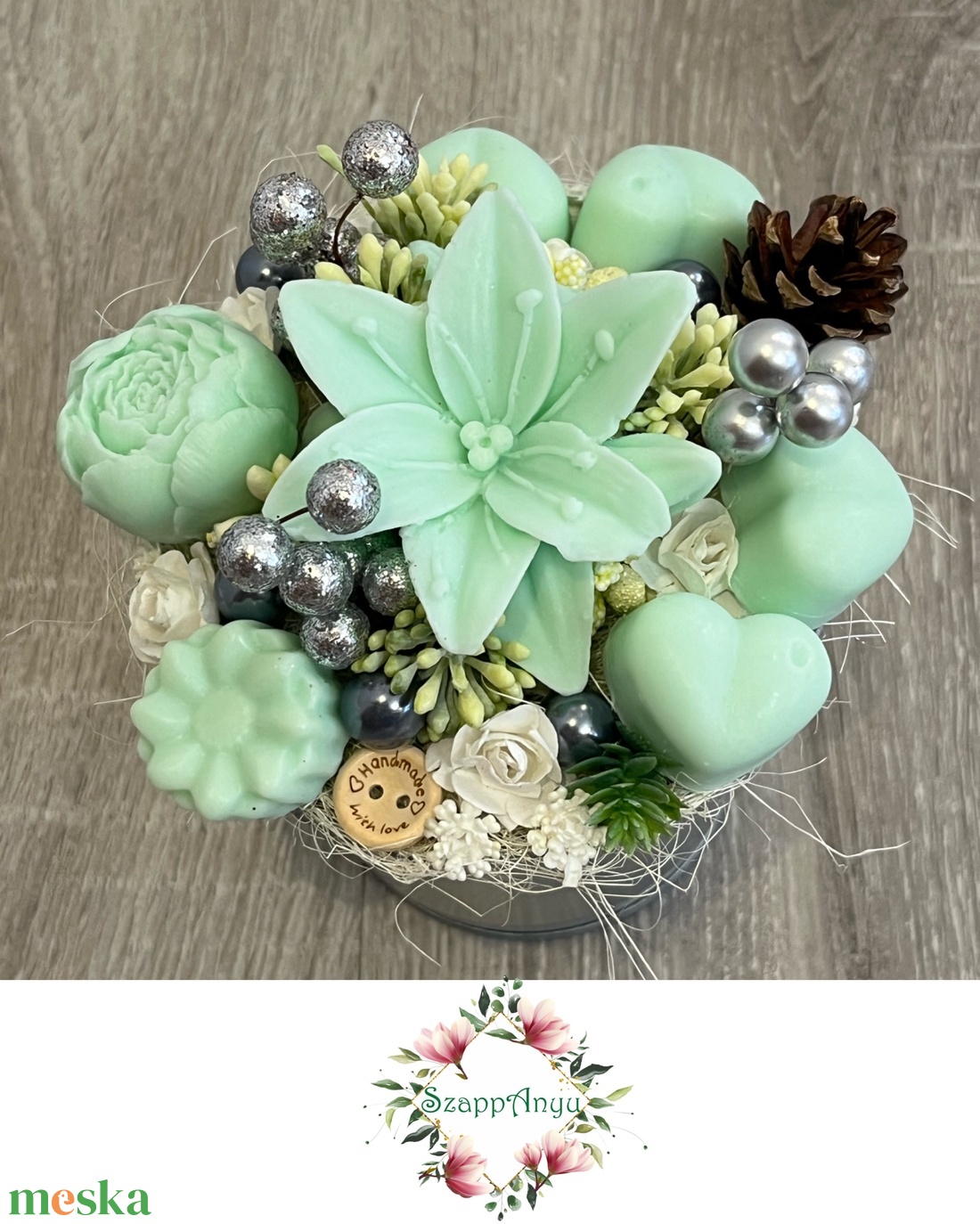 Szappan virág csokor - szépségápolás - szappan & fürdés - kézműves szappan - Meska.hu