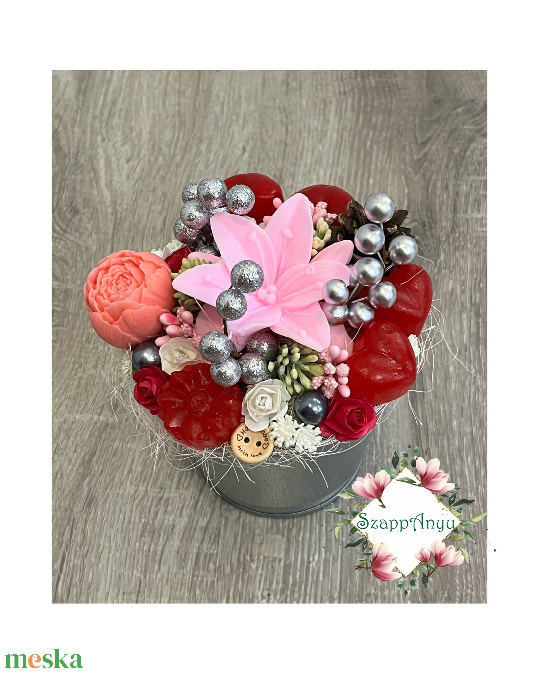 Szappan virág csokor - szépségápolás - szappan & fürdés - kézműves szappan - Meska.hu