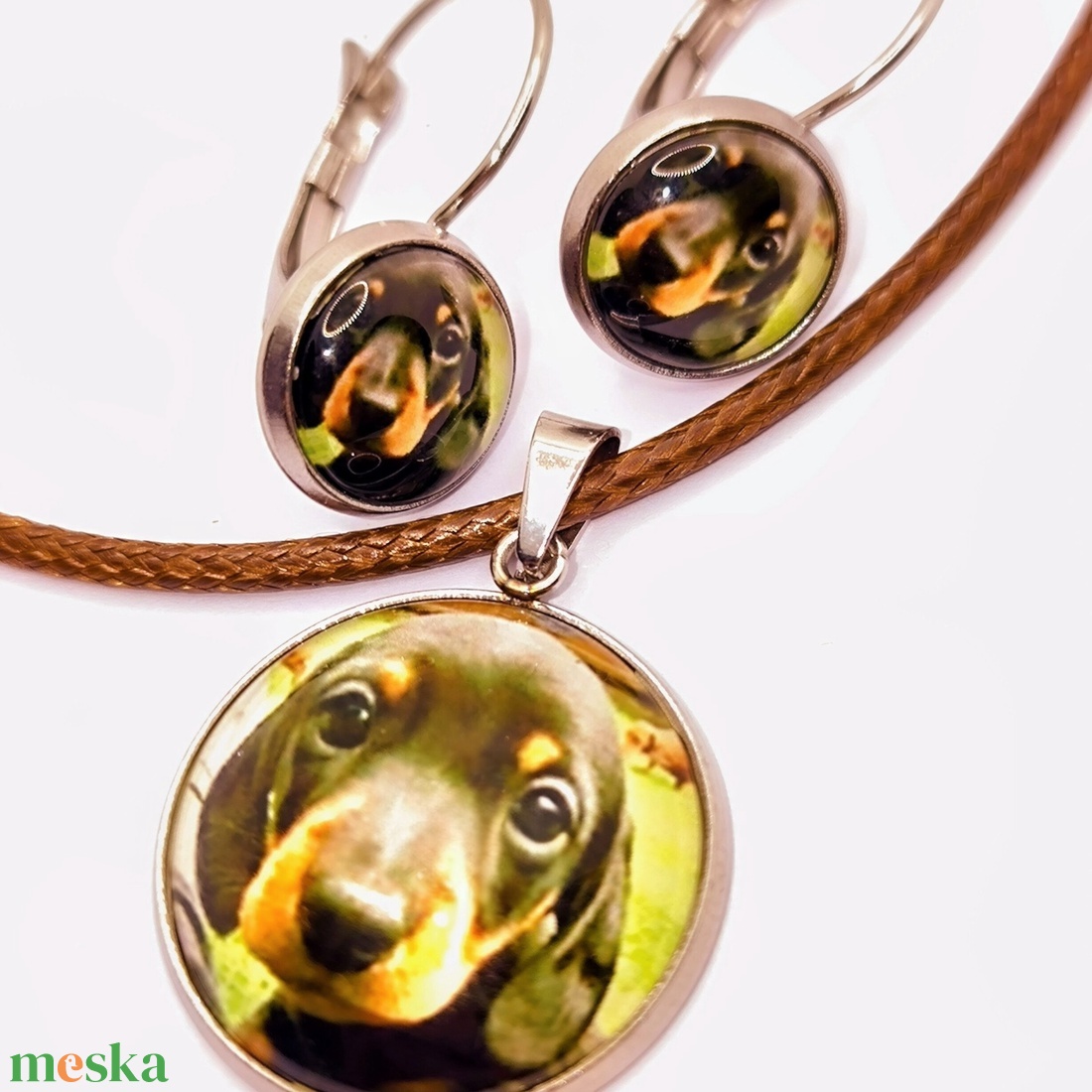 Tacsi kutyus ékszerszett  - ékszer - ékszerszett - Meska.hu