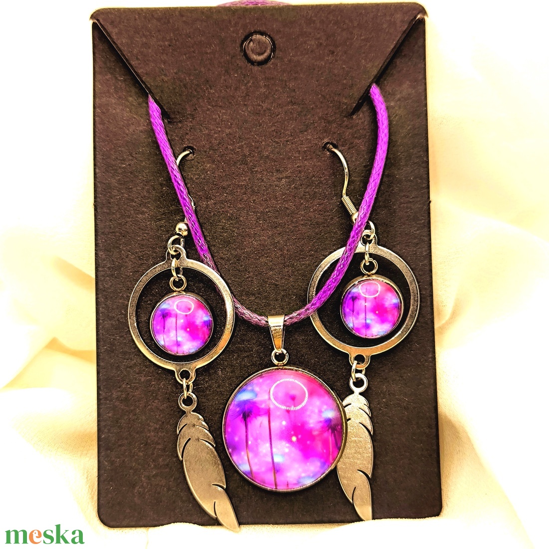 Pitypangos ékszerszett  - ékszer - ékszerszett - Meska.hu