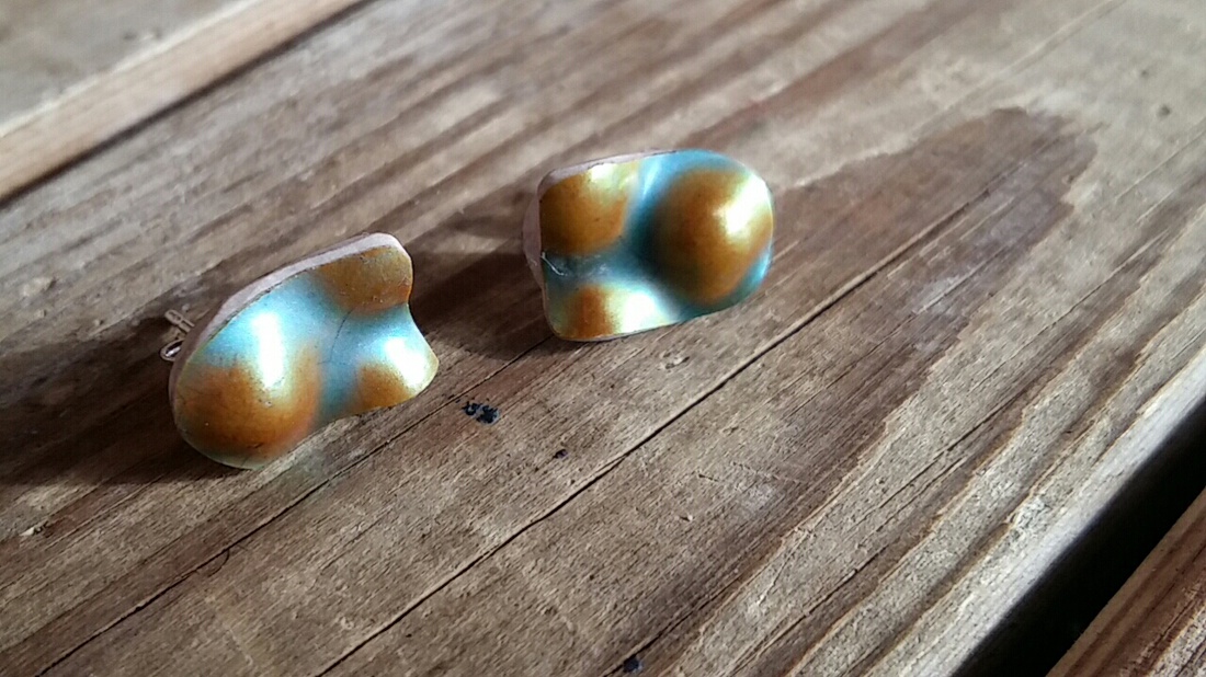 Dimbes-dombos kis fülbevaló -  - Meska.hu