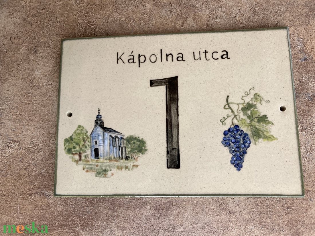 Téglalap formájú házszámtábla szőlővel, festett - otthon & életmód - ház & kert - házszám - Meska.hu Téglalap formájú házszámtábla szőlővel, festett - otthon & életmód - ház & kert - házszám - Meska.hu