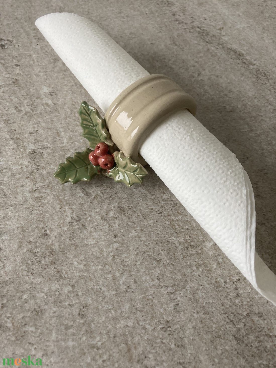 Szalvétagyűrű - otthon & életmód - konyhafelszerelés, tálalás - konyhai dekoráció - konyhai dísz - Meska.hu