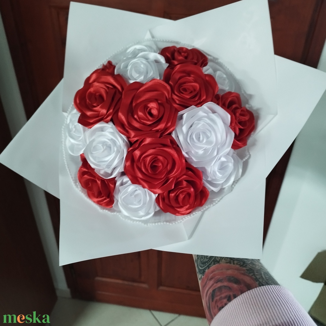 Rózsa csokor - otthon & életmód - virágdekoráció - virágok - virágcsokor - Meska.hu