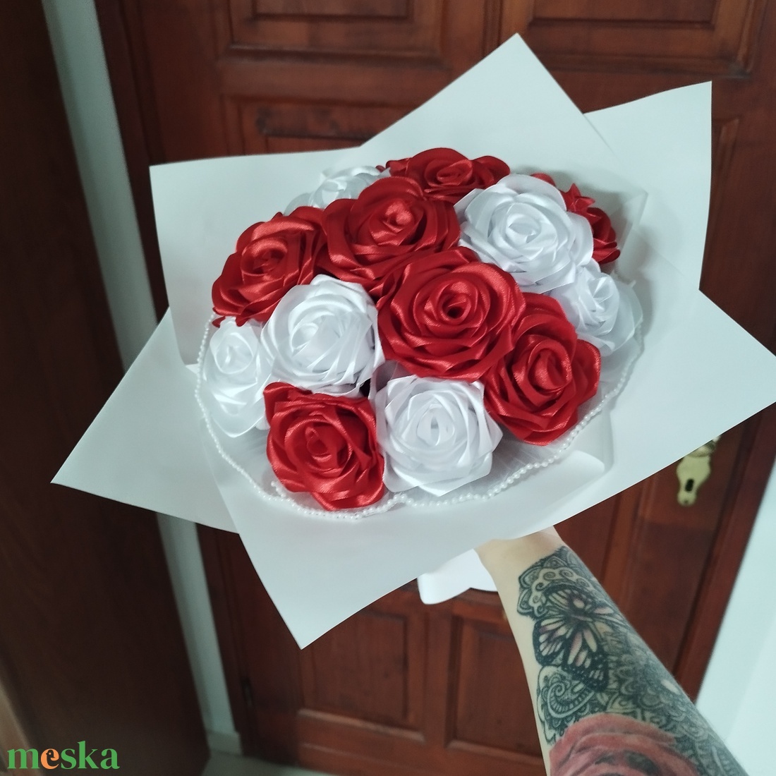 Rózsa csokor - otthon & életmód - virágdekoráció - virágok - virágcsokor - Meska.hu