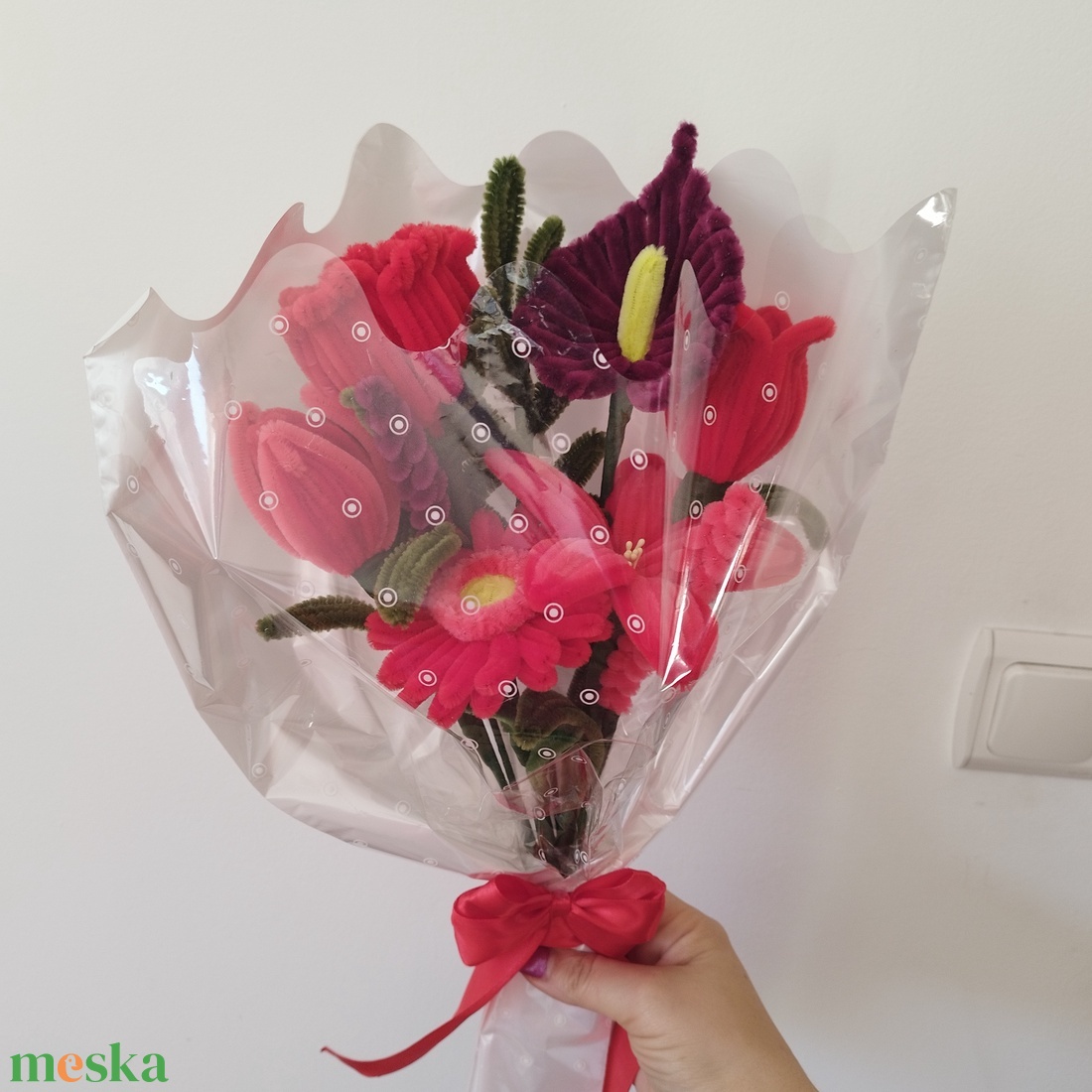 Zsenilia csokor - otthon & életmód - virágdekoráció - virágok - virágcsokor - Meska.hu